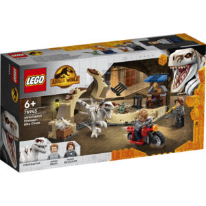 LEGO Jurassic World (76945) Dinosaurus Atrociraptor: tagaajamine rattal 1/4